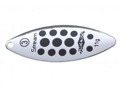 Třpytka - STREAM vel. 3 / 11 g - SILVER / 11