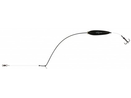 Návazec - EARTH WORM READY RIG 50 g 90 cm - 1 ks trojháček: 2 + podvodní splávek, nosnost 78kg - 1 ks