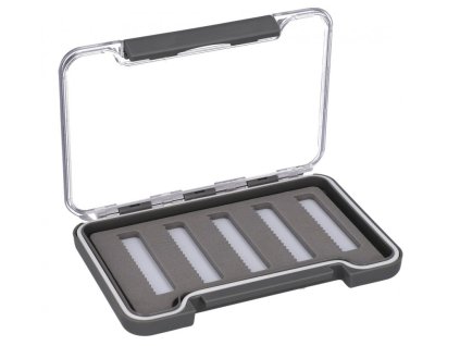 BOX - Muškařský FLY BOX  (GREY) A 137x95x16mm