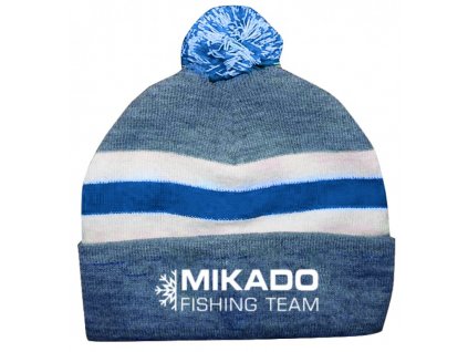 Zimní čepice - MIKADO BLUE&WHITE