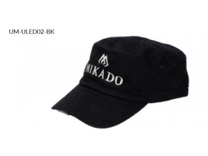 LED Kšiltovka MIKADO - Černá (CASTRO)