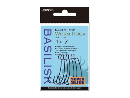 Háček BKK OFFSET - BASILISK SS vel.1  SUPER SLIDE - 8 ks
