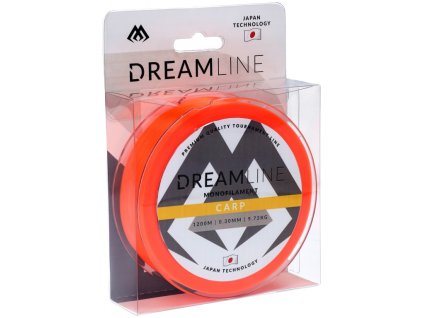 Vlasec - DREAMLINE CARP (FLUO ORANGE) - 0.33mm / 10.51kg / 1200m - 1 cívka