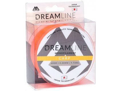 Vlasec - DREAMLINE CARP (FLUO ORANGE) - 0.33mm / 10.51kg / 600m - 1 cívka