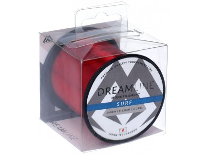 Vlasec - DREAMLINE SURF (RED) - 0.12mm / 2.24kg / 3000m - 1 cívka