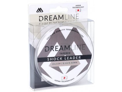 Šokový vlasec -TAPERED SHOCK LEADER DREAMLINE 0.14/0.52mm/10x15m - 1 cívka