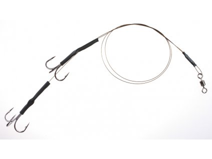 Lanka XPLODE SYSTEM BROWN  zbrojeno 2 trojháčky 40cm 10kg - bal.2ks