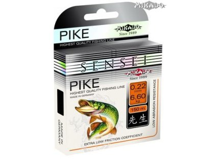 Vlasec - SENSEI PIKE 0.26 mm - 150 m Nosnost : 8.80kg 1 cívka