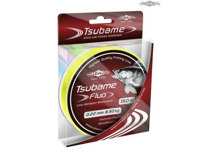 Vlasec - TSUBAME FLUO  020 Nosnost : 6.00kg 150M  1 cívka