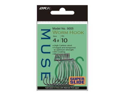 Háček BKK OFFSET - MUSE SS vel.1  SUPER SLIDE - 9 ks