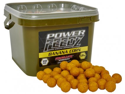 Boilies Power FEEDZ Banana Corn 14mm 1,8kg - STARBAITS