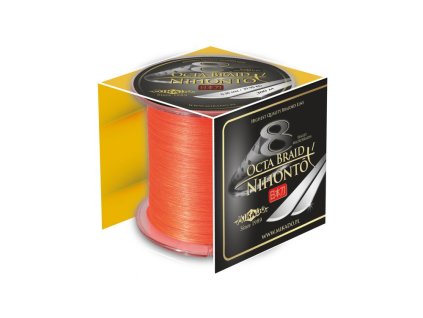 Pletená šňůra - NIHONTO OCTA BRAID  018 Oranžová 300M Nosnost: 16.40kg