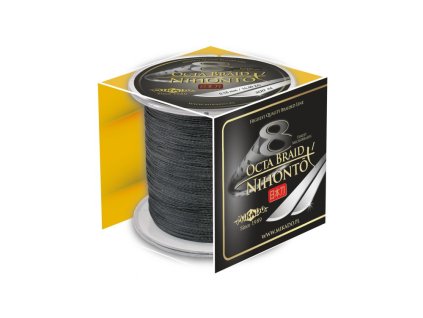 Pletená šňůra - NIHONTO OCTA BRAID  018 Černá 300M Nosnost: 16.40kg