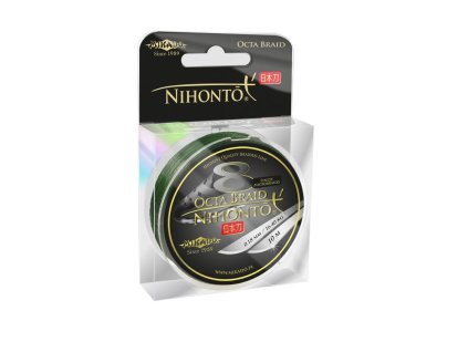 Pletená šňůra - NIHONTO OCTA BRAID 026 Zelená Nosnost : 22.60kg 10M