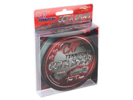 Pletená šňůra - CAT TERRITORY OCTA BRAID 1.0 Zelená 30M Nosnost: 132.00kg