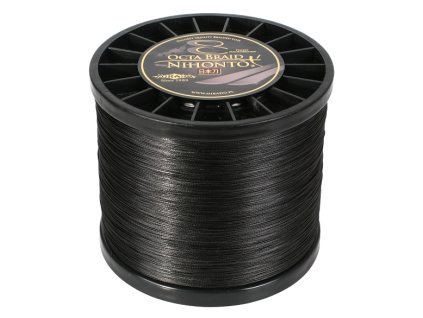 Pletená šňůra - NIHONTO OCTA BRAID 012 Černá 3000M Nosnost : 8.90kg