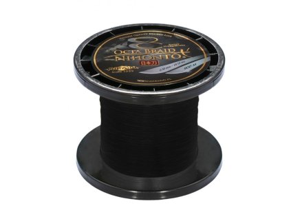 Pletená šňůra - NIHONTO OCTA BRAID 010 Černá 900M Nosnost: 7.75kg