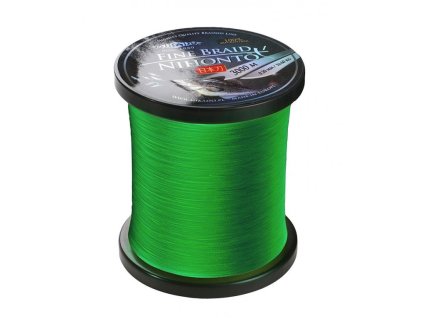 Pletená šňůra - NIHONTO FINE BRAID 014 3000M Zelená Nosnost : 9.70kg