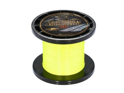 Pletená šňůra - NIHONTO OCTA BRAID 010 Žlutá 900M Nosnost : 7.75kg