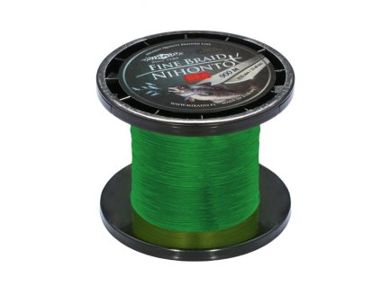 Pletená šňůra - NIHONTO FINE BRAID 018 900M Zelená Nosnost: 14.40 kg