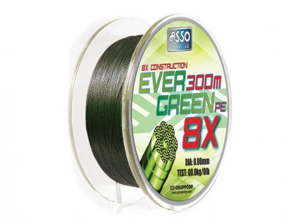 Asso Šňůra Evergreen 8-Braid 130m