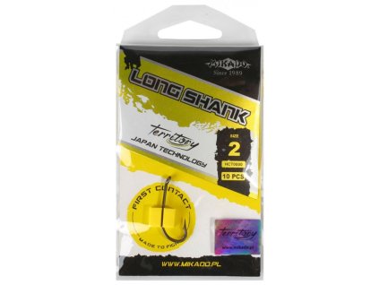 Háčky - TERRITORY potažené T - LONG SHANK vel. 4 - 10 ks