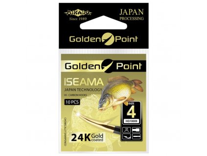 Háčky GOLDEN POINT - ISEAMA 4 GB  Lopatka - 10 ks