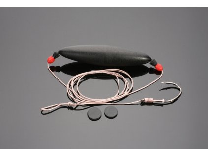 Návazec - INTRO CAT SET3 „RIG / SUBMERGED FLOAT” 150cm – Podvodní splávek: 50g háček: 2/0 nosnost 100kg - 1 ks