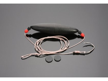 Návazec - INTRO CAT SET3 „RIG / SUBMERGED FLOAT” 150cm – Podvodní splávek: 50g háček: 4/0 nosnost 118kg - 1 ks