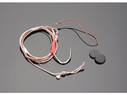 Návazec - INTRO CAT SET6 „ADJUSTABLE PELLET RIG” 120 cm háček: 2/0 + smyčka, nosnost 100kg - 1 ks