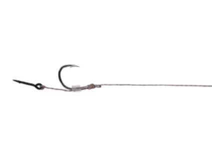 Návazec - METHOD FEEDER 10 cm s vrutem – háček : 12 / Pletenka : 0.12 mm 8 ks