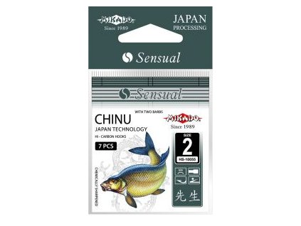 Háčky SENSUAL - CHINU WITH BARBS 6 BN Lopatka - 9 ks