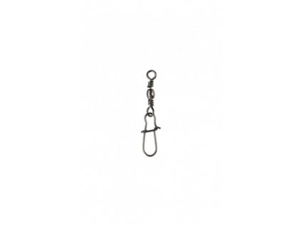 Obratlík BARREL s karabinou FASTLOCK - BN (černý nikl) vel. 18 nosnost 7 kg - 10 ks