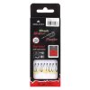 Návazec - METHOD FEEDER 10 cm s gumkou BAIT BAND – háček : 18 / Vlasec : 0.18 mm 8 ks