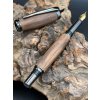 Dřevěné plnící pero WoodenFish S - turecký ořech gun metal