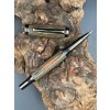 Dřevěné kuličkové pero WoodenFish S - barevná dýha gun metal
