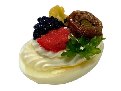 vejce se sardel okem