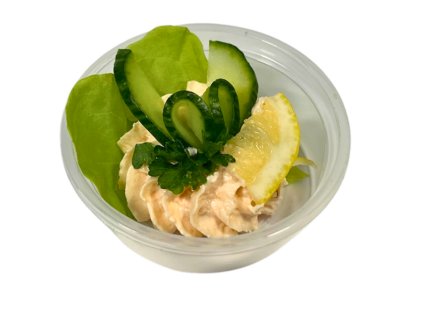 lososová pom s okurkou