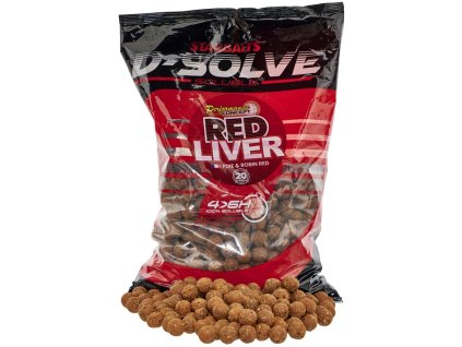 STARBAITS D-Solve Boilies Red Liver 2,5kg 20mm