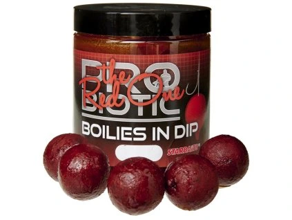 STARBAITS Boilies In Dip Pro Red One 150g