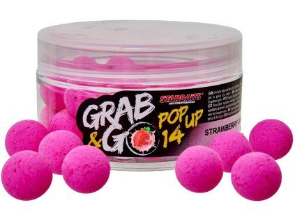 STARBAITS GRAB&GO POP UP STRAWBERRY JAM 14mm 20g