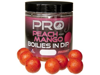 STARBAITS Boilies In Dip Pro Peach Mango 150g 24mm