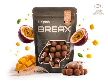Boilies Delphin BreaX / PassionKRILL – Krill & Mango