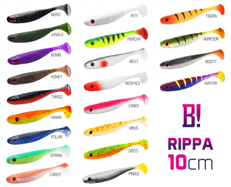 guma DELPHIN BOMB! RIPPA 10CM 5ks POLAR