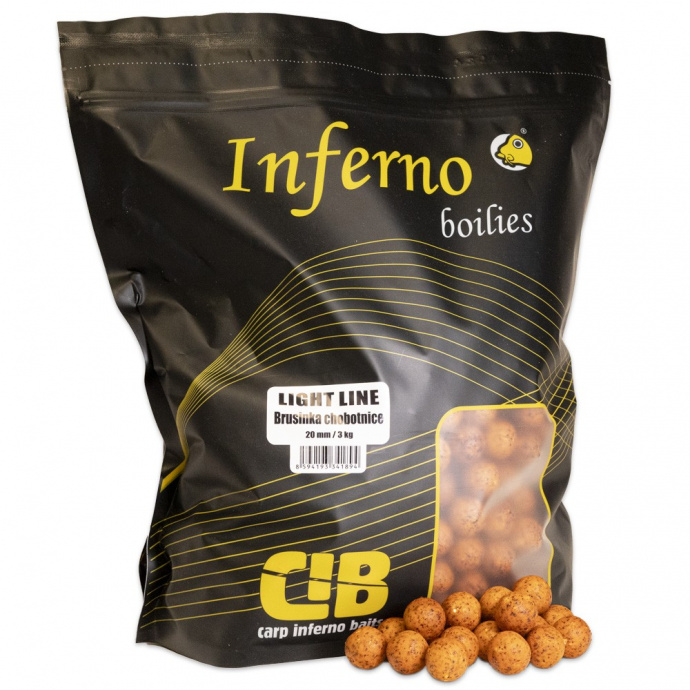 Carp Inferno Boilies Light Line  20mm/3kg Brusnica chobotnica, 20mm, 3 kg