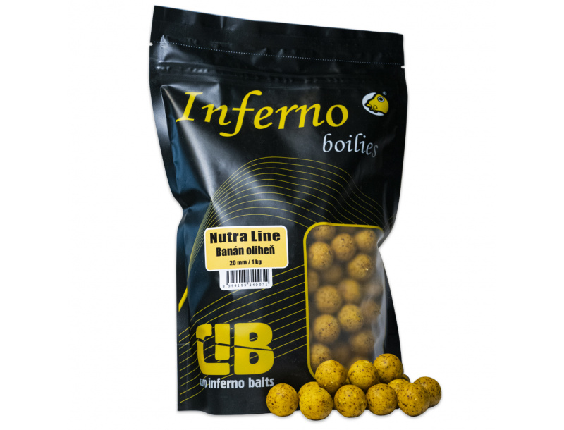 Carp Inferno Nutra Line Banán-Oliheň Banán - Oliheň, 20mm, 1 kg