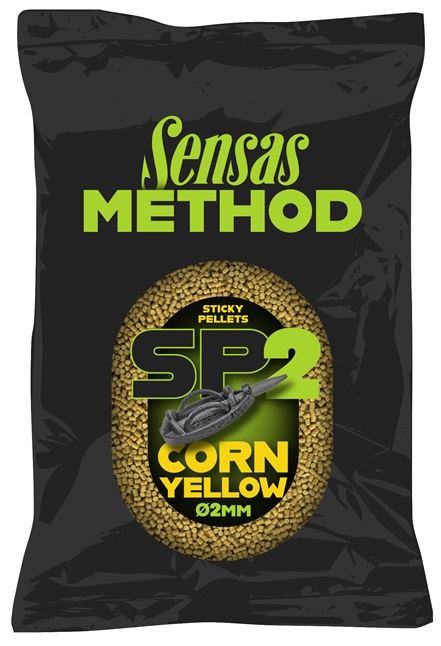 SENSAS METHOD STICKY PELLETS CORN 650G