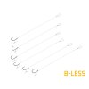 Nadväzec Delphin FLR D-rig / 6ks (rozmer 8cm / 0,22mm / B-LESS #8 / Sting 7mm)