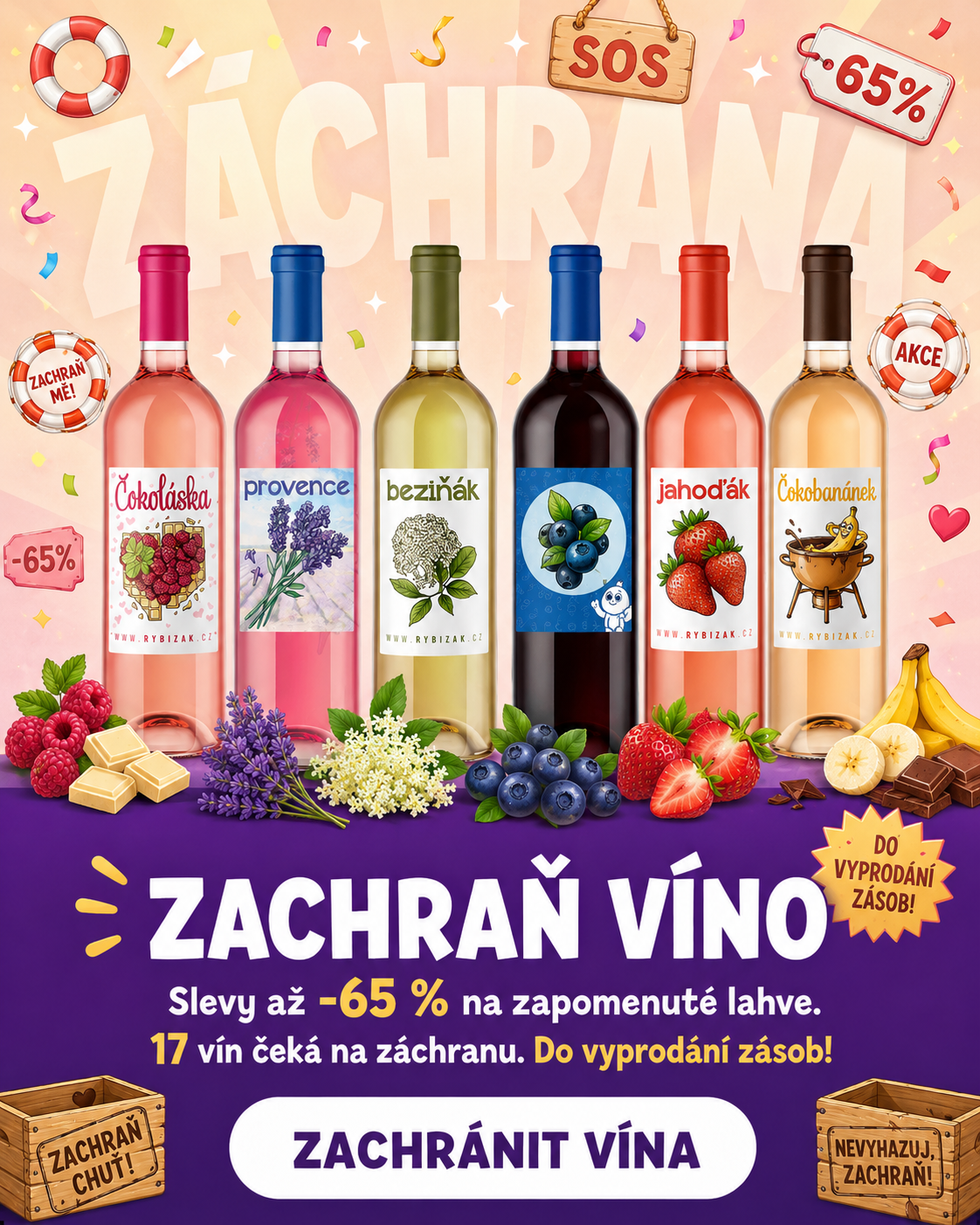 zachraň víno