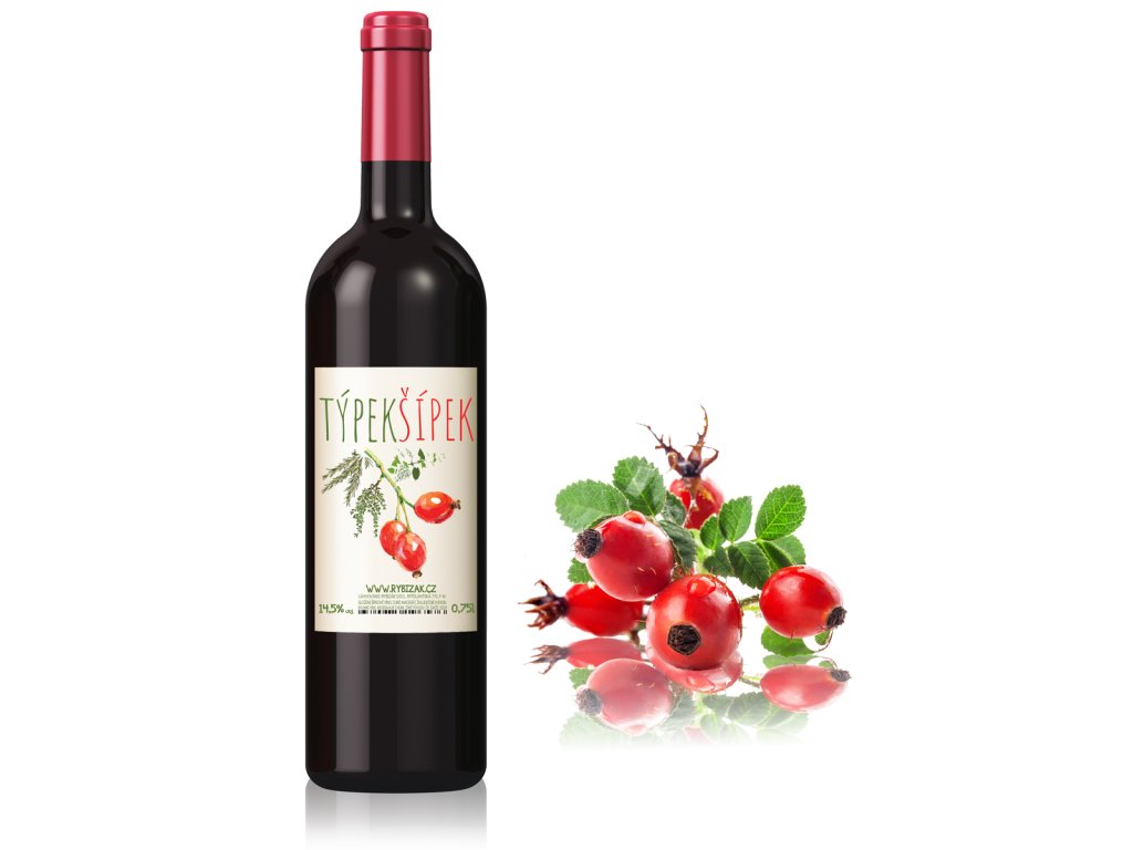 Šípkový vermut s bylinkami 14,5% bez siřičitanů